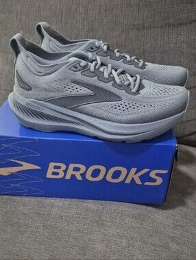 Brooks Glycerin 23 Men’s 8 D Grey Blackened Pearl Black NIB